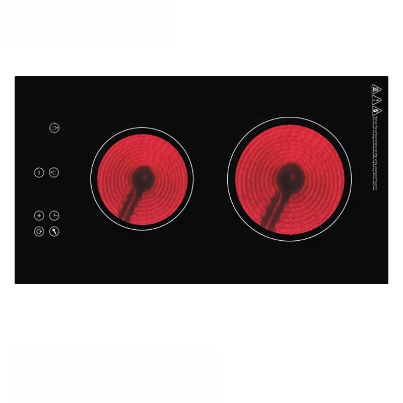 Reasonable price 3000W black crystal glass panel induction fashion fashion wholesale price infrared cookware
