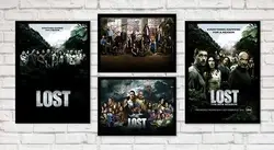 Lost TV Series Movie Print Art Canvas Poster, Living Room Decor, Home Wall Picture
