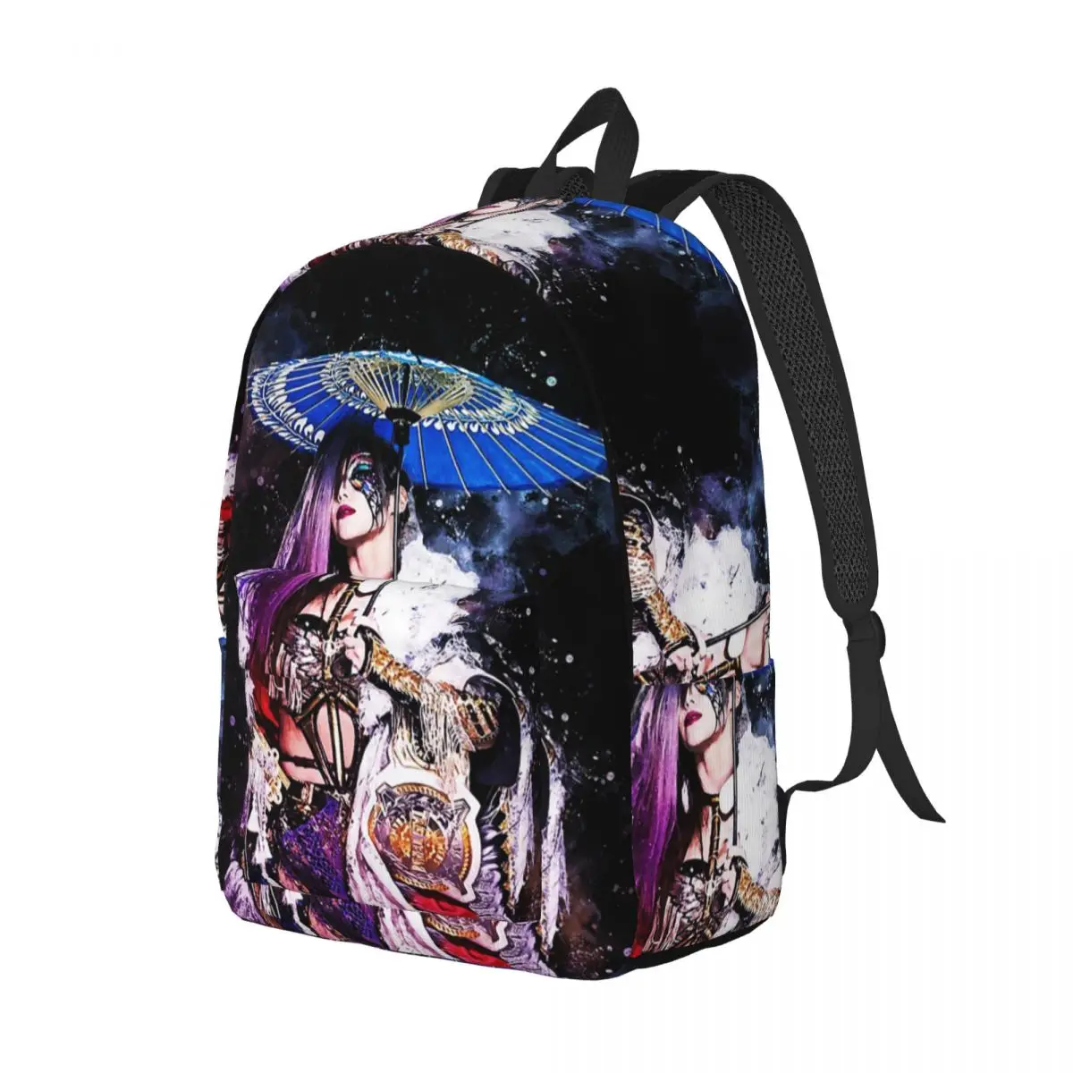 

Kairi Sane Japanese Wrestler Backpack Daypack Large Capacity Kids BookBag School Bag Shoulder Bags for Men Women