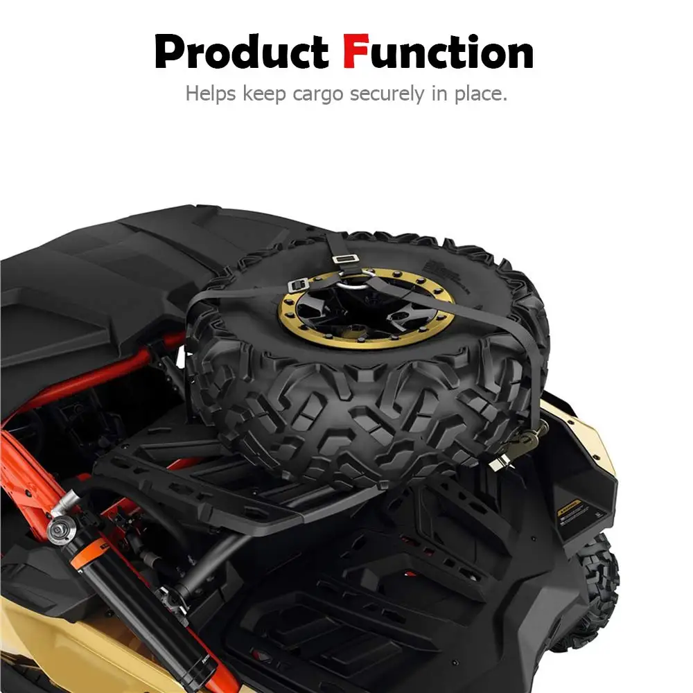 1PCS Black Rear Luggage Carrier Accessory Plastic Fit For Can-Am 2018 Maverick X3 MAX Turbo 2017-2020