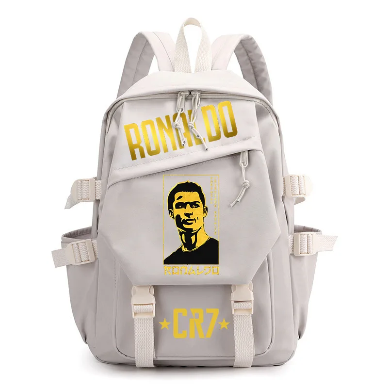 Ronaldo printed student schoolbag girls backpack outdoor travel bag casual bag youth bag