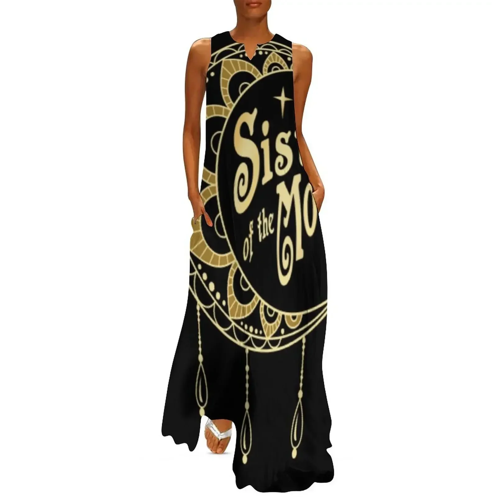 Stevie Nicks Sister of the Moon Long Dress luxury dresses summer clothes Dress