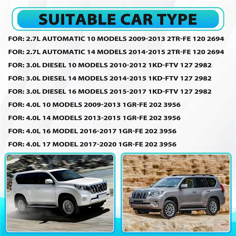 

NEW-63491-60130 63492-60110 4Pcs Roof Rack Cover Roof Rack Leg For Toyota Prado 2009-