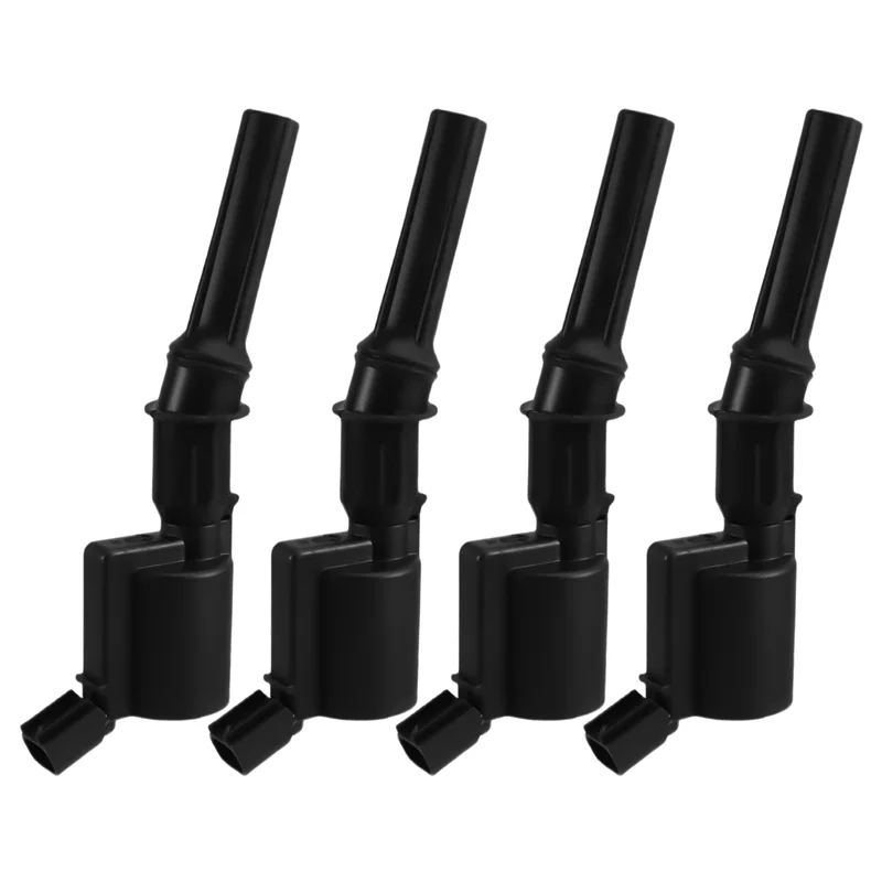 

Replacement Ignition Coil Kit, 4Pcs DG508, For Ford F150 4.6L & 5.4L - References 3W7Z12029AA 8W7E-12A366-AA