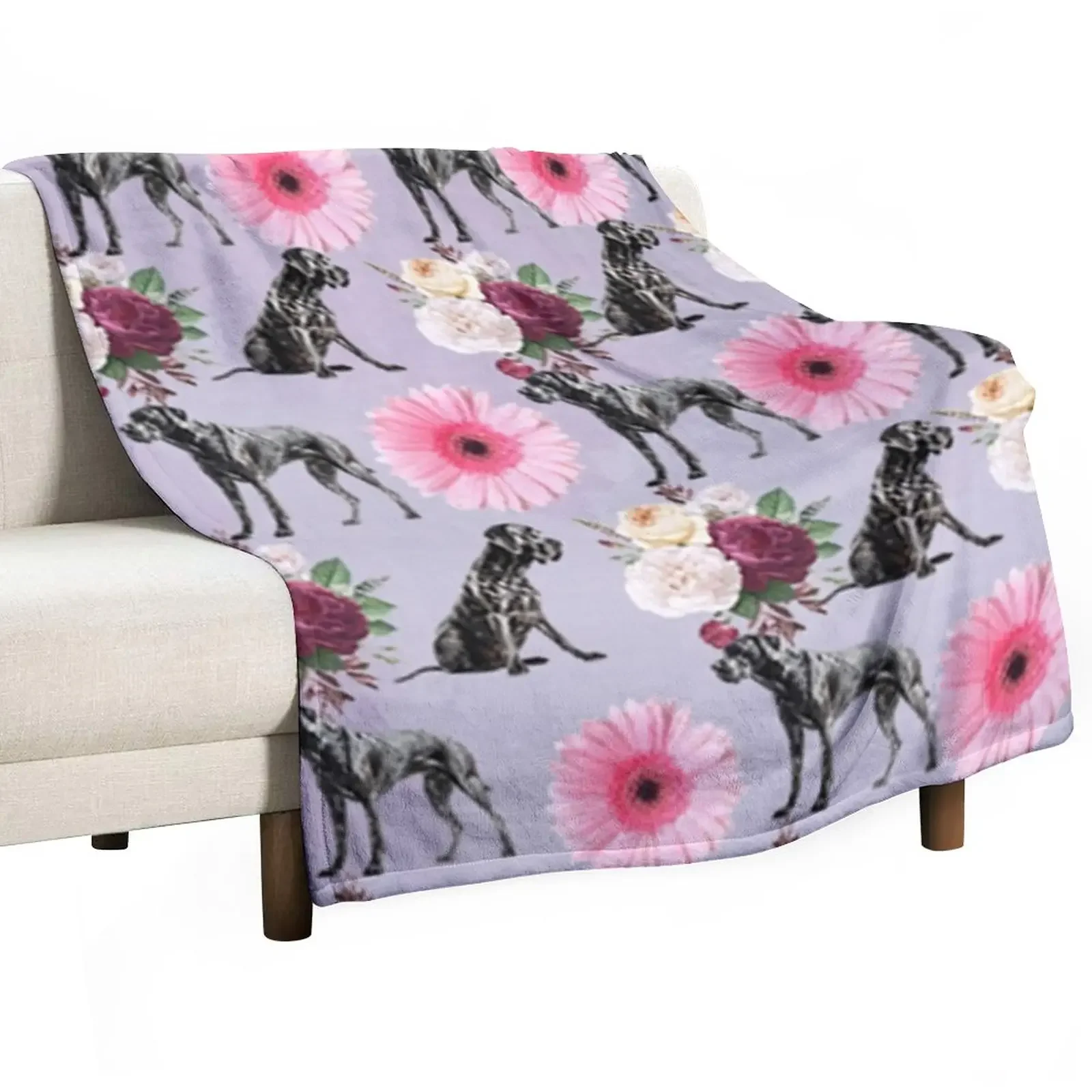 

Great dane Throw Blanket Hair Thins Summer Beddings Blankets