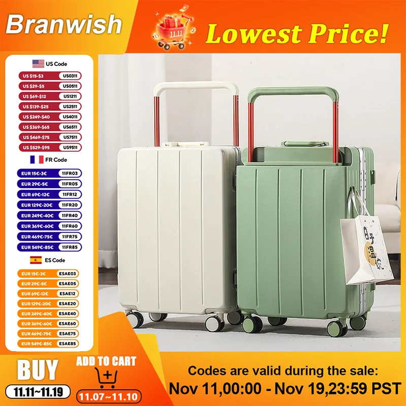 

Дорожный чемодан с алюминиевой рамой и широкой ручкой, большой вместительный многоуровневый регулируемый телескопический стержень для деловой поездки