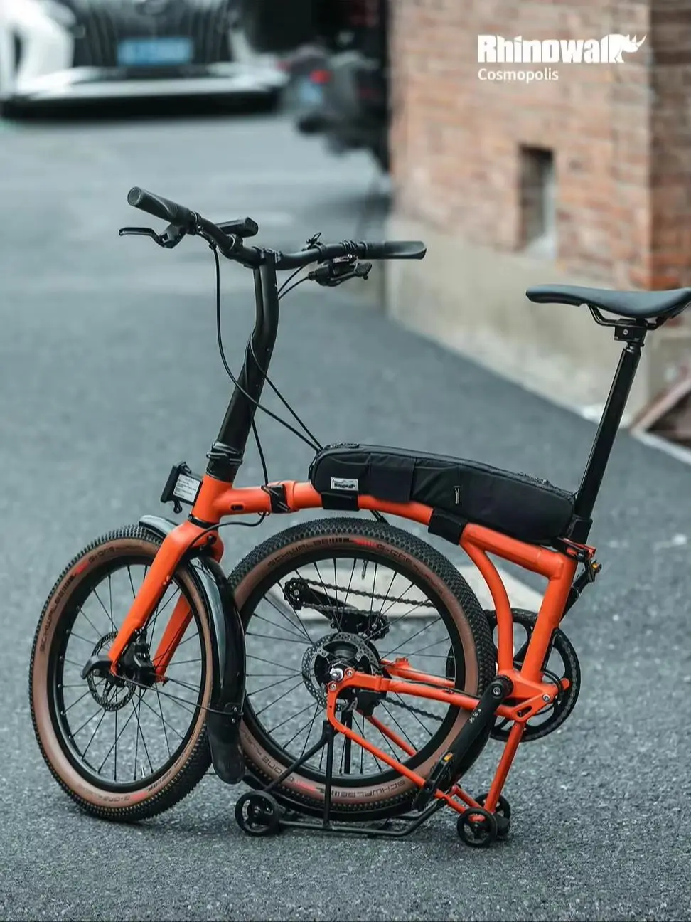 AliExpress Rhinowalk Bike Tube  Frame Bag 2L Phone Bag Cycling Storage Travel Tools Bag For Brompton Folding Bike Bicycle Accessories