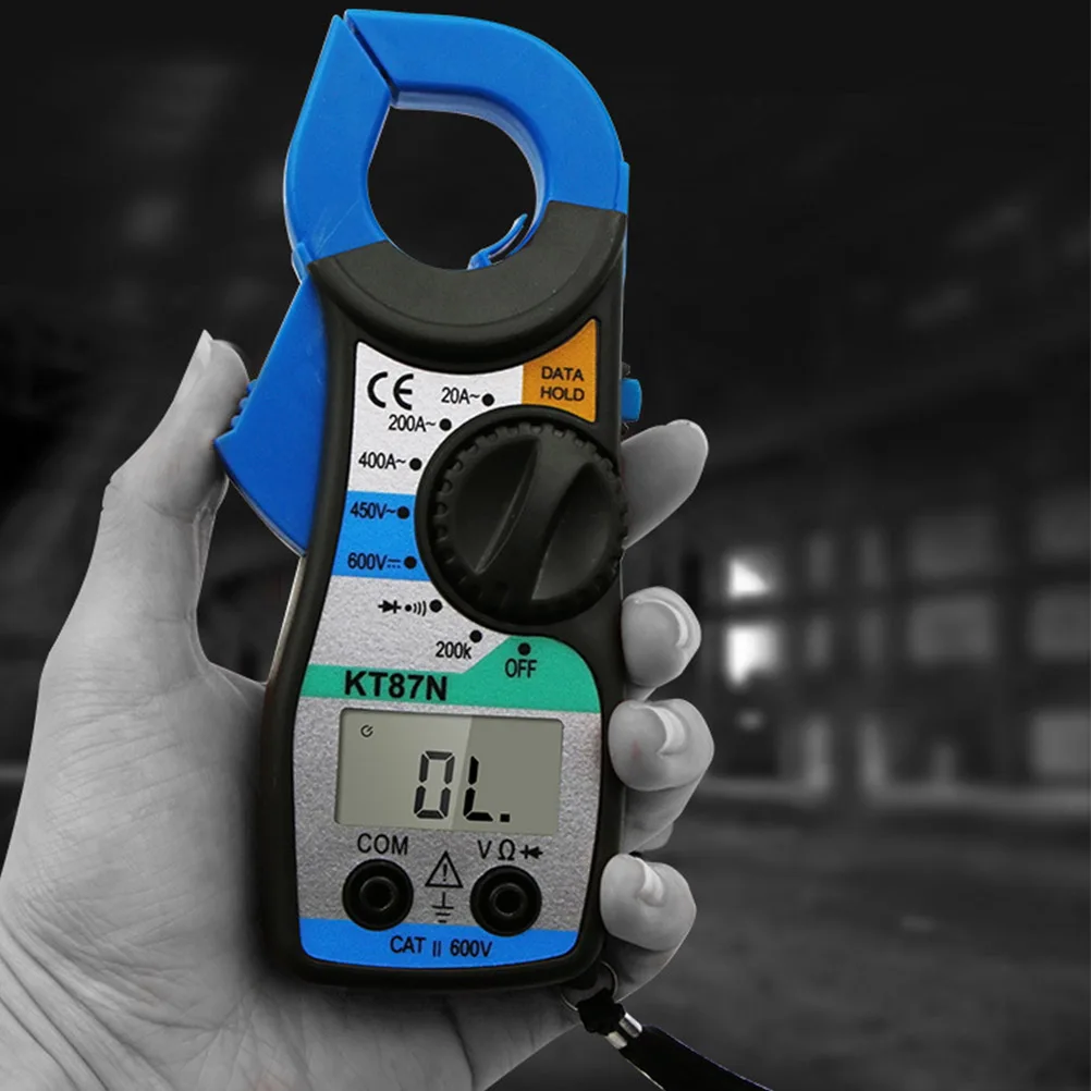 

Clamp Multimeter Ohm Tester Pincerlike Ammeter Tester Clamp Voltmeter