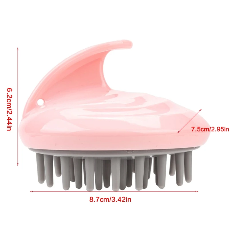 فرشاة شامبو لتدليك فروة الرأس 652F، فرشاة شعر ناعمة للشعر الرطب والجاف والدهني والمجعد