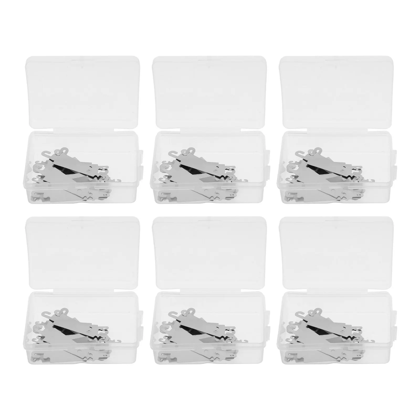 120Pcs Cross Stitch Threader Double Heads Stainless Steel Needle Threading Tool Non-Slip Large Eye Embroidery Supplies DIY