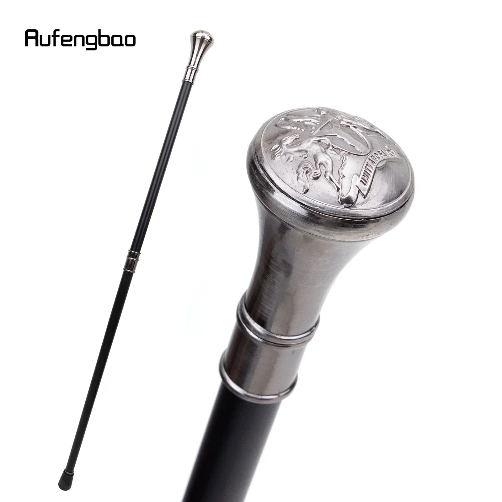 Unity and Faith Totem Relief Walking Cane Fashion Walking Stick Gentleman  Performance stage Cane 93cm