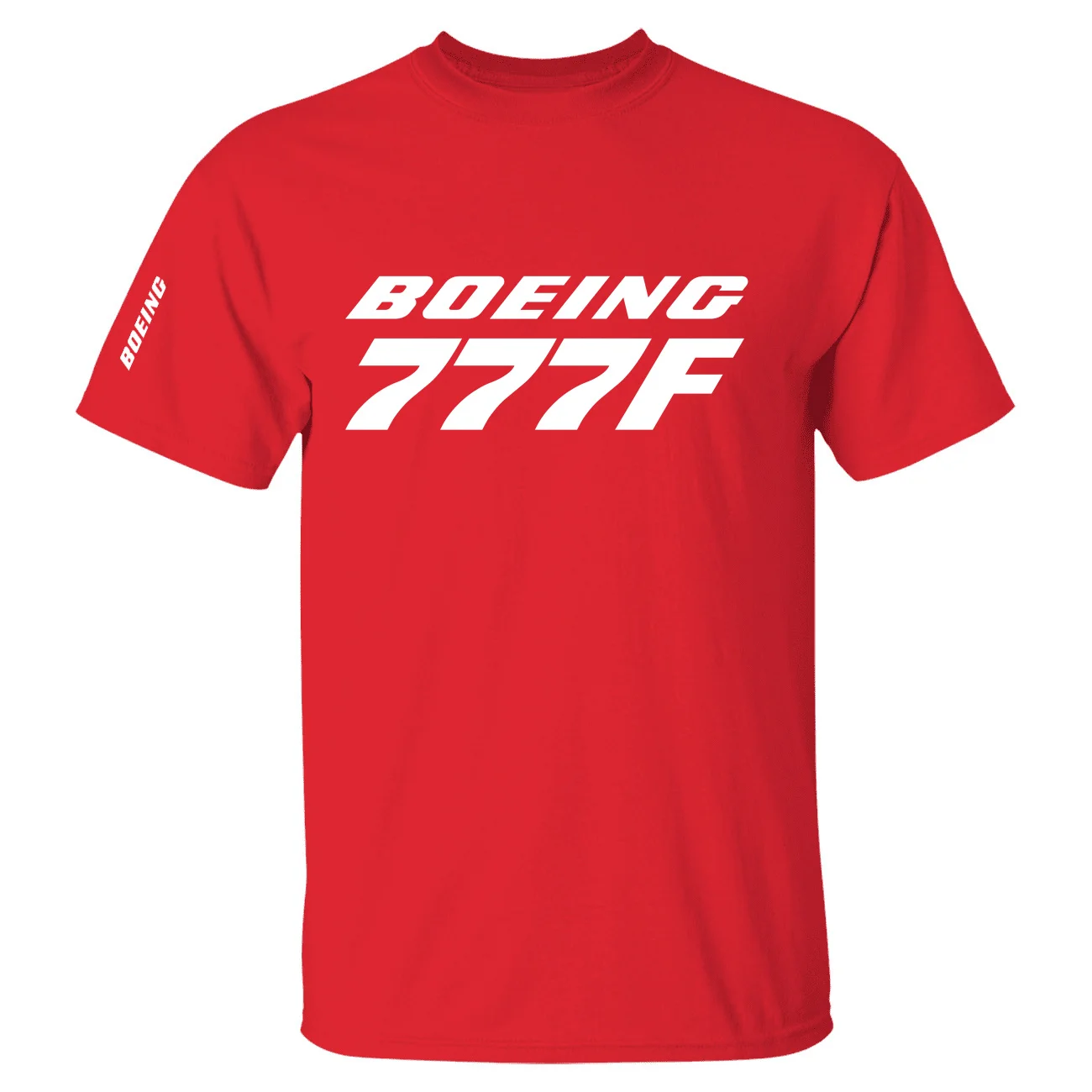 New Style Men Clothing Boeing 777-F Aviation Flight Pilots Short Sleeve T-shirts Men Women Cotton Graphic T Shirts