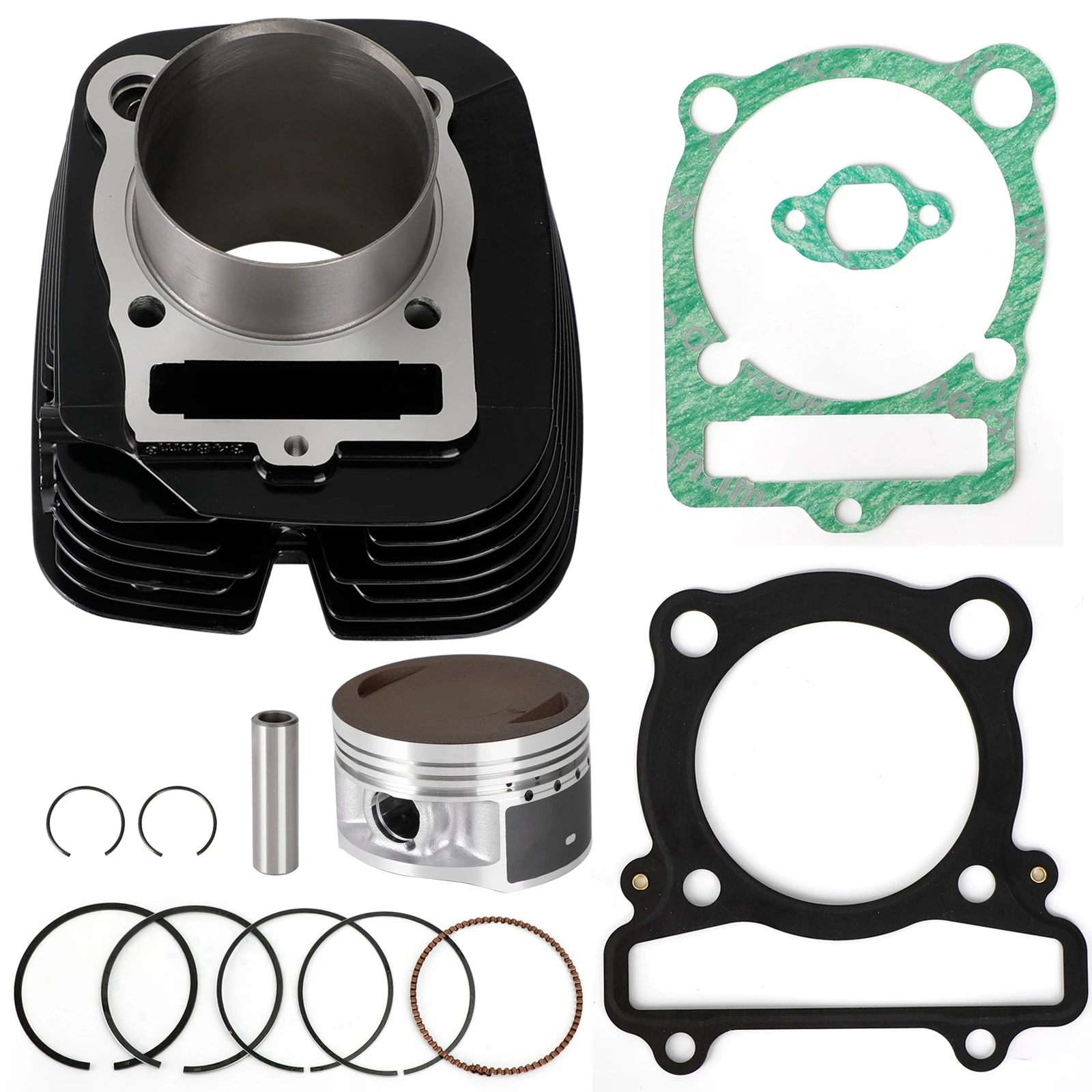 Areyourshop Cylinder Piston Gasket Top End Kit For Yamaha Big Bear 350 2x4 4x4 1987-1999