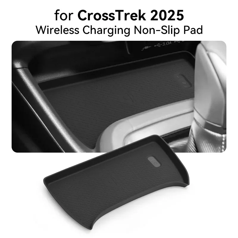 Suitable for 2025 Subaru Xubao CrossTrek silicone anti-shock and anti-slip wireless charging base factory adaptation