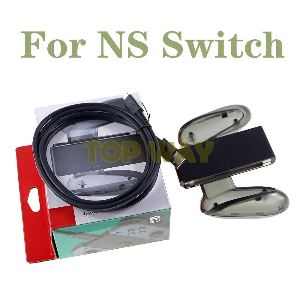 Mango de agarre para controlador de NS Switch, soporte de Joystick para Nintendo Switch Joy Con/sin función de carga, 1 unidad