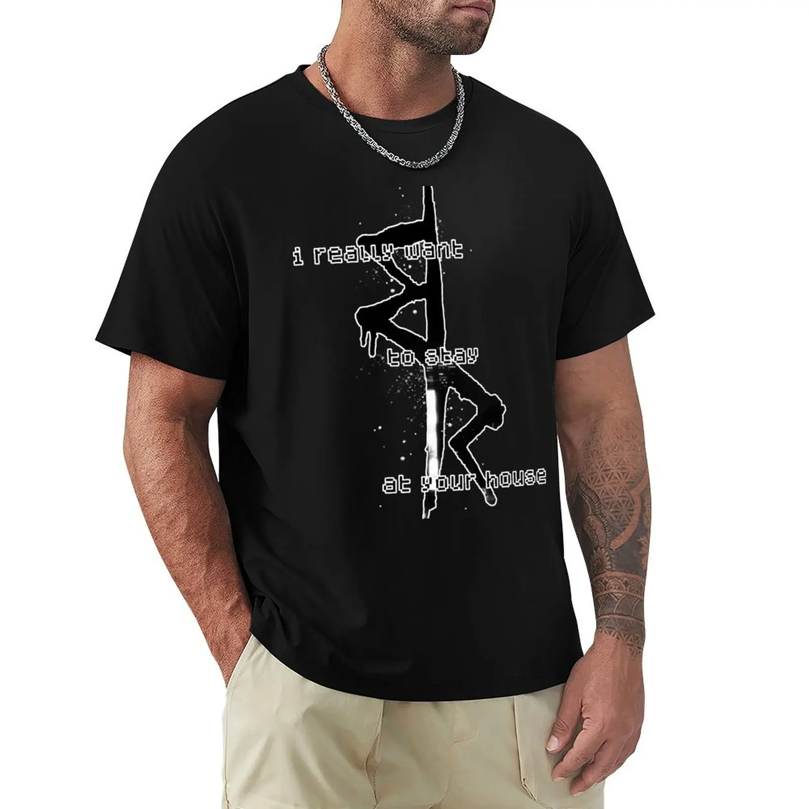 

i really want to stay at your house edgerunners symbol crew cyberpunk 2022 2077 anime manga cyber punk night city T-Shirt