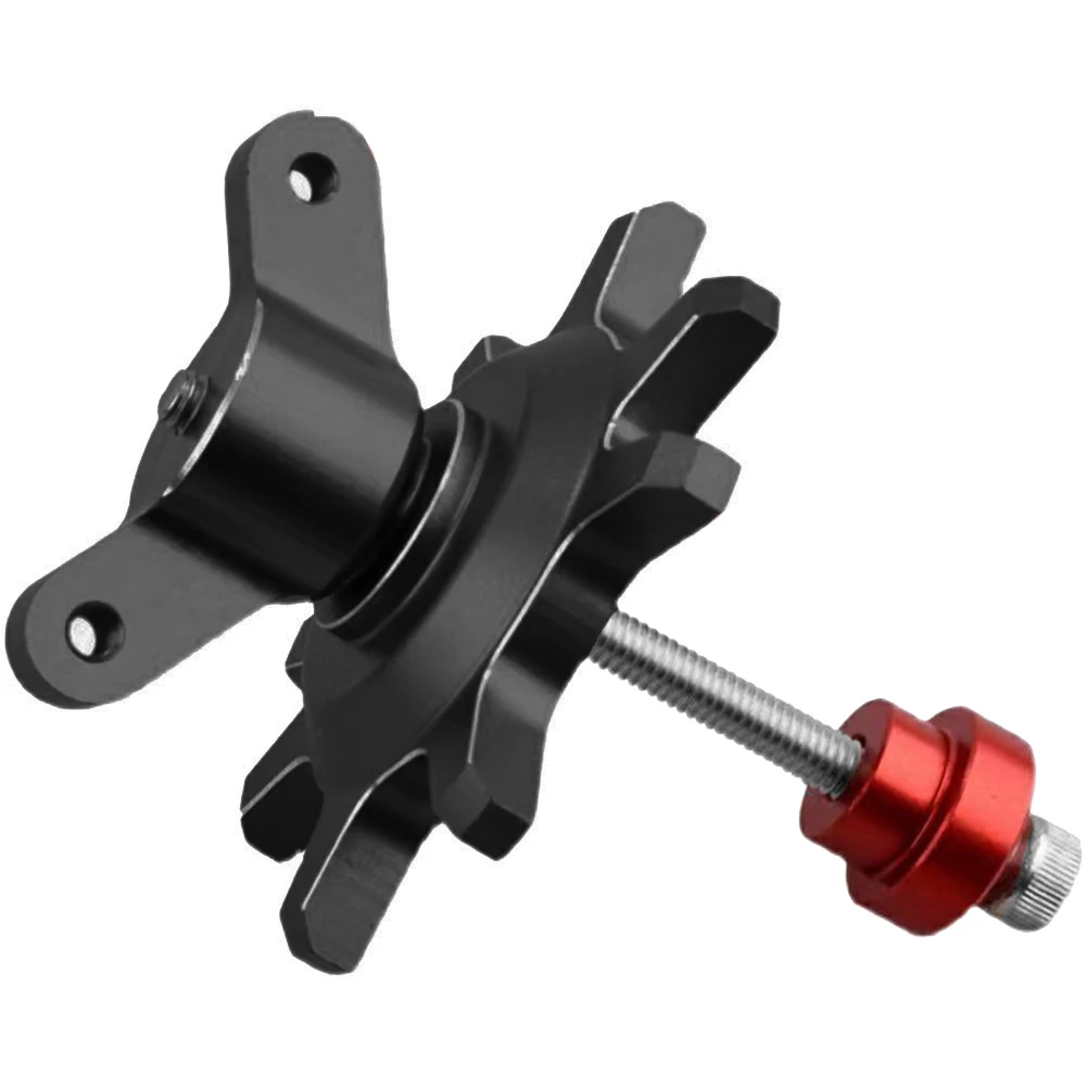 อุปกรณ์อุปกรณ์กำจัดยางรถตีนตะขาบ1/8 1/10รถ90046 TRX4 TF2 1.9ล้อขนาด2.2นิ้วสีดำ