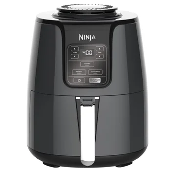 Image Ninja 4QT Air Fryer, Black, AF100WM