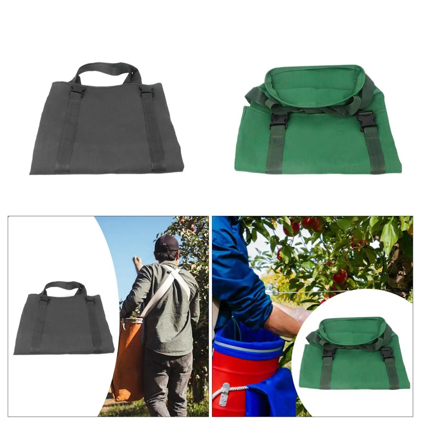 Fruit Picking Bag Easy to Use Vegetables Picking Bag for Outdoor Farmers Yard