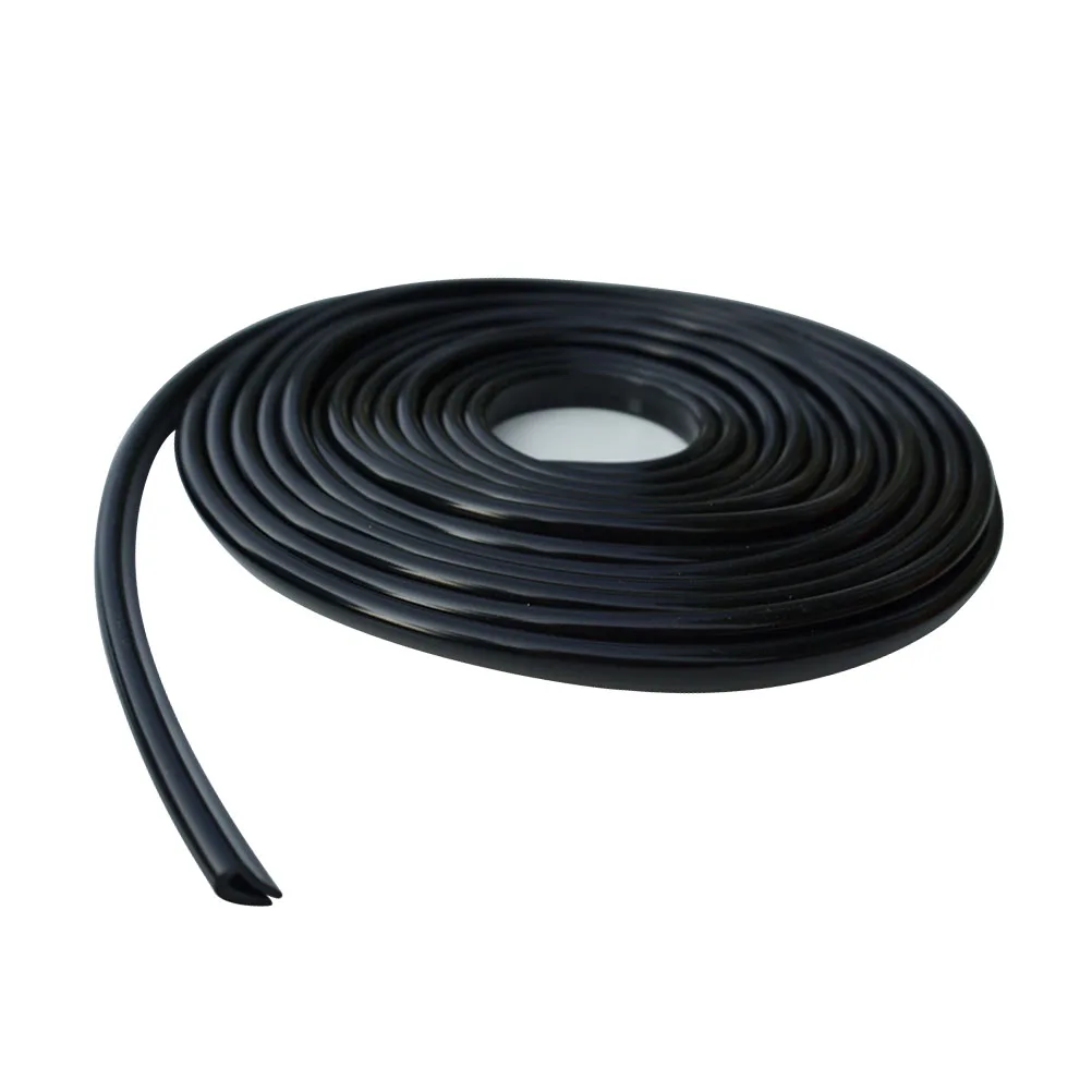 

6M Car Door Protector AntiAging AbrasionResistant NoiseReduction Strip Black Car Door Bumper Guards