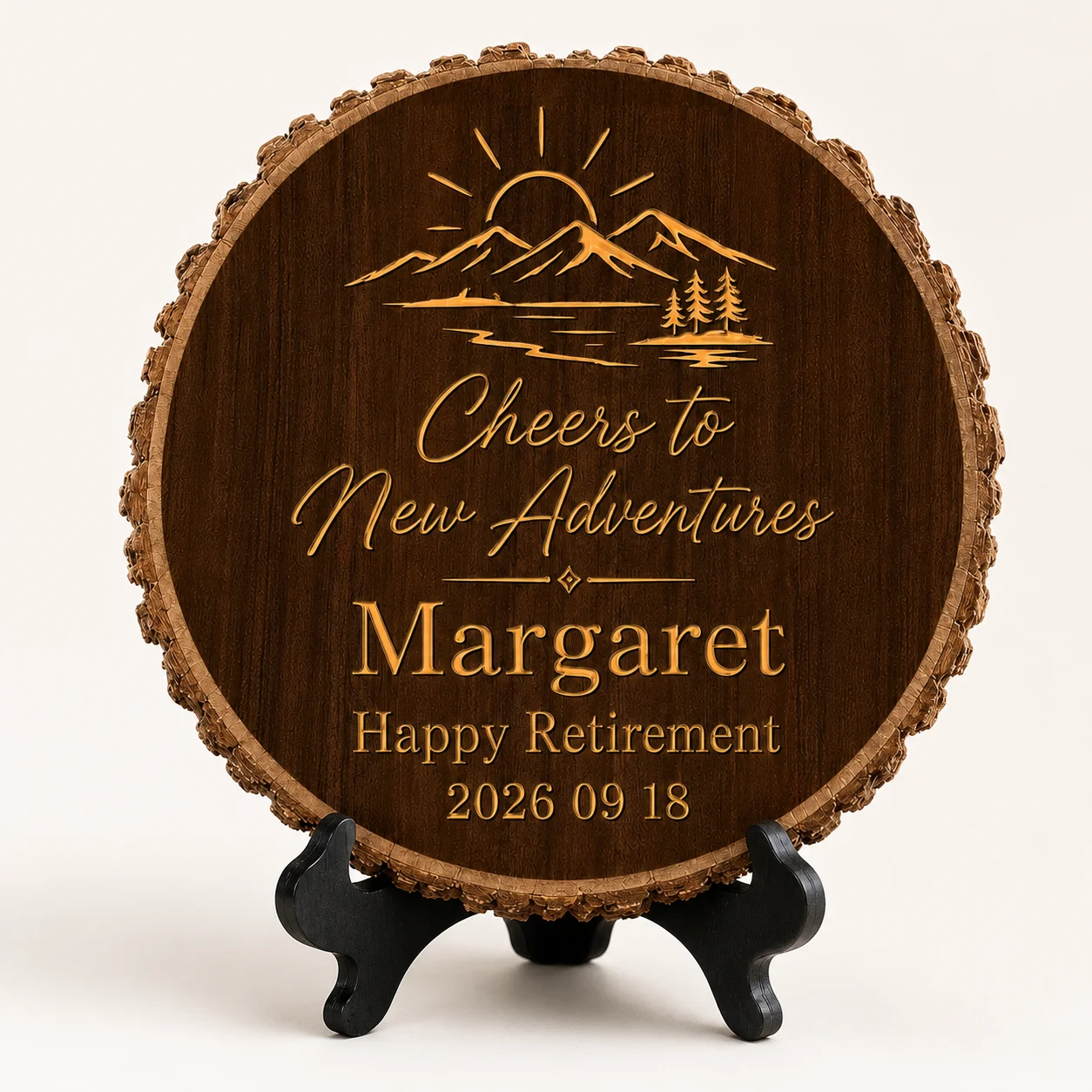 パーソナライズされた退職ギフト カスタム木製プラーク 20c - Wooden Letter Sign のレビューと価格