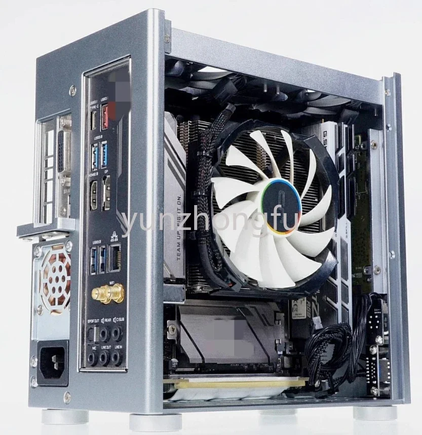 【 Shipped At The End of October 】 ZS-A4DC/ITX Half Height Knife Card Chassis Version V3  4.3L Volume