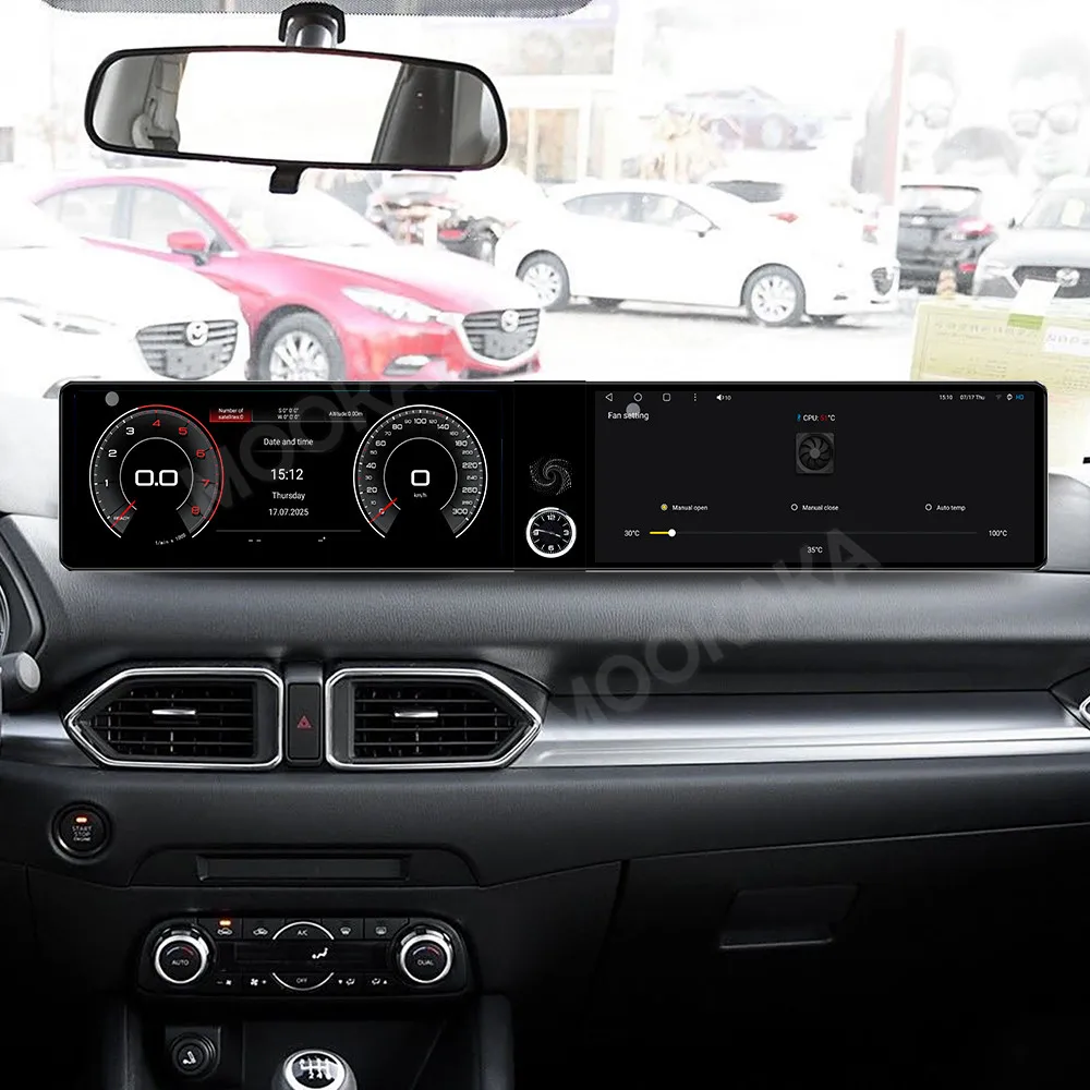Accesorios de coche Radio para Mazda CX-5 2017-2025 Android Auto navegación GPS Multimedia estéreo receptor unidad principal mapas sin conexión