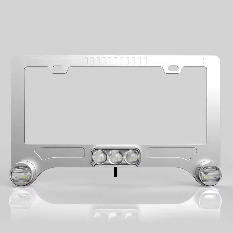 3000K 6000K License Plate Light Fog Light 18w Spotlight Remote Control Light Emitting Diode License Plate Frame