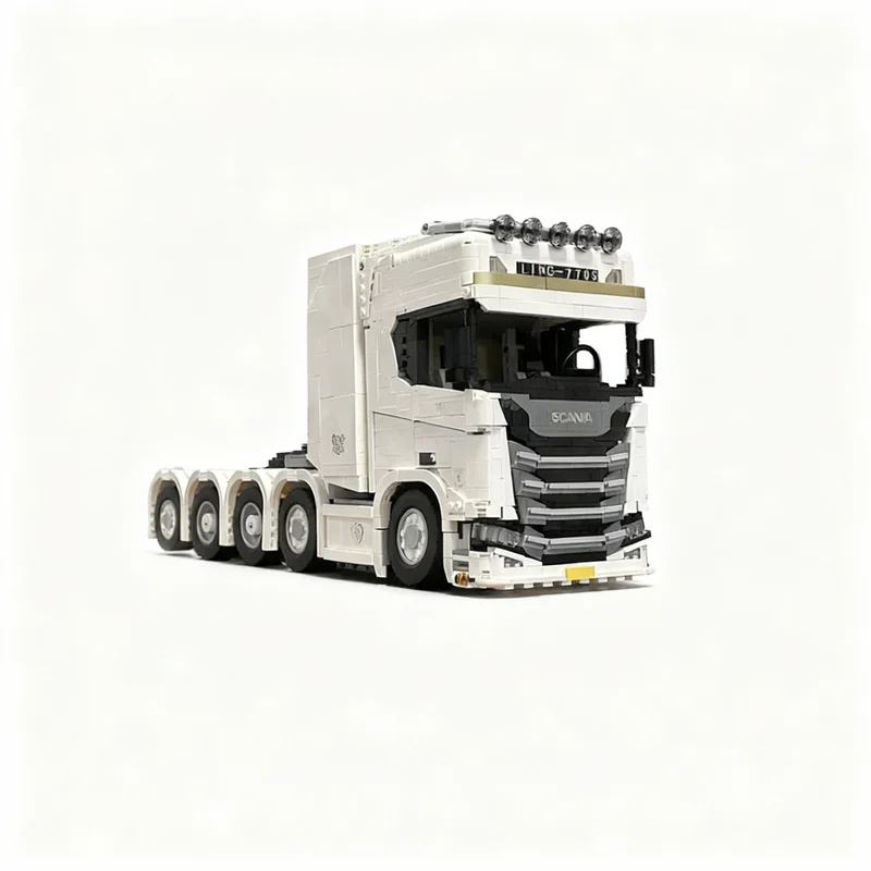 

NEW 3828PCS MOC Technology Scania10x4 770S Tractor Model DIY Creative Assembly Building Blocks Display Birthday Gift Decor Set