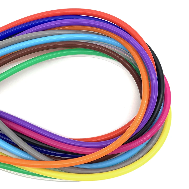 

ID 4mmxOD 8mm Non-toxicty Food Grade Silica GEL Tube Drink Soft Tubing Colorful Rubber Hose Water Connector Plumbing