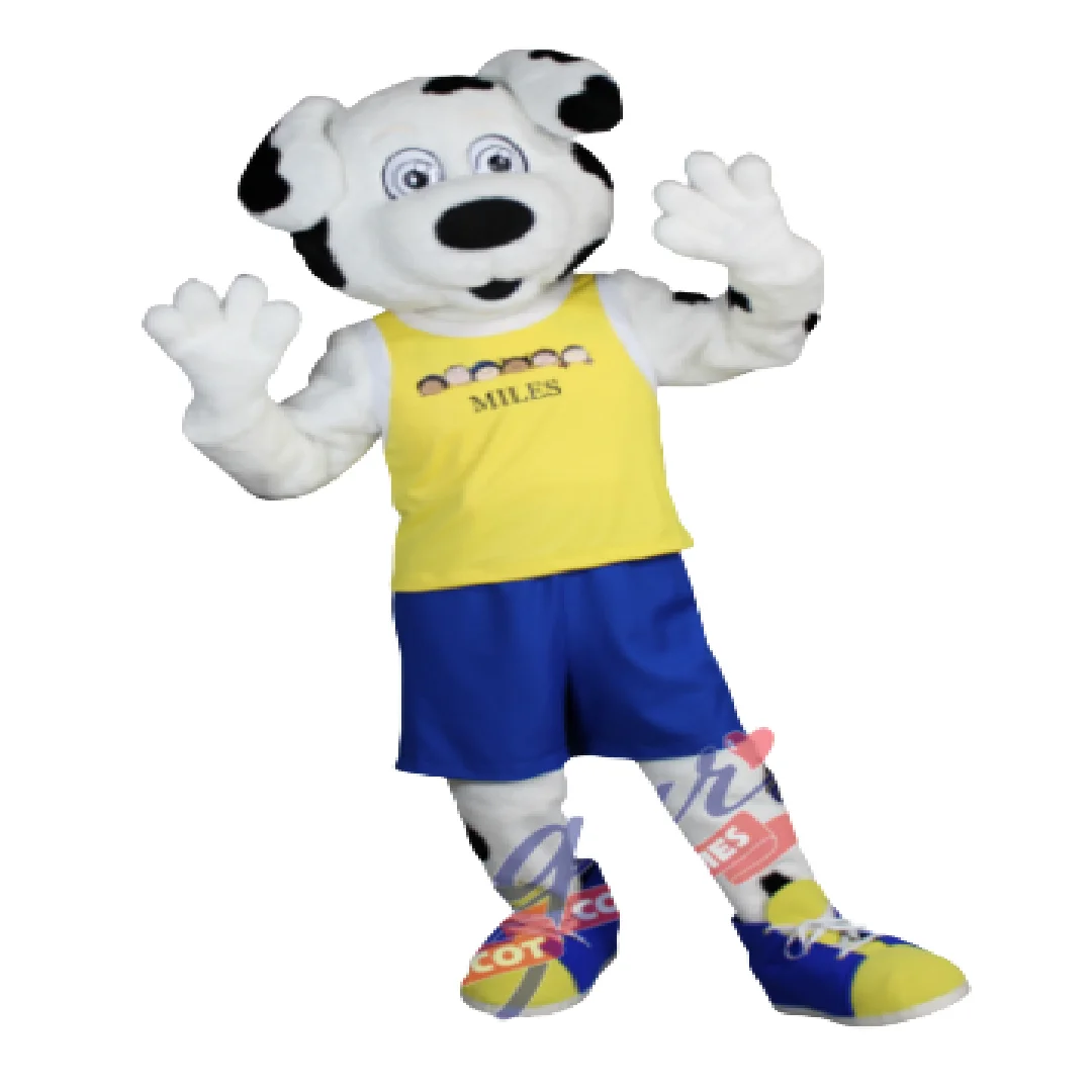 Miles le dalmatien mascotte costume chien personnalisé fantaisie costume anime cosplay kit mascotte thème déguisement carnaval costume b0787