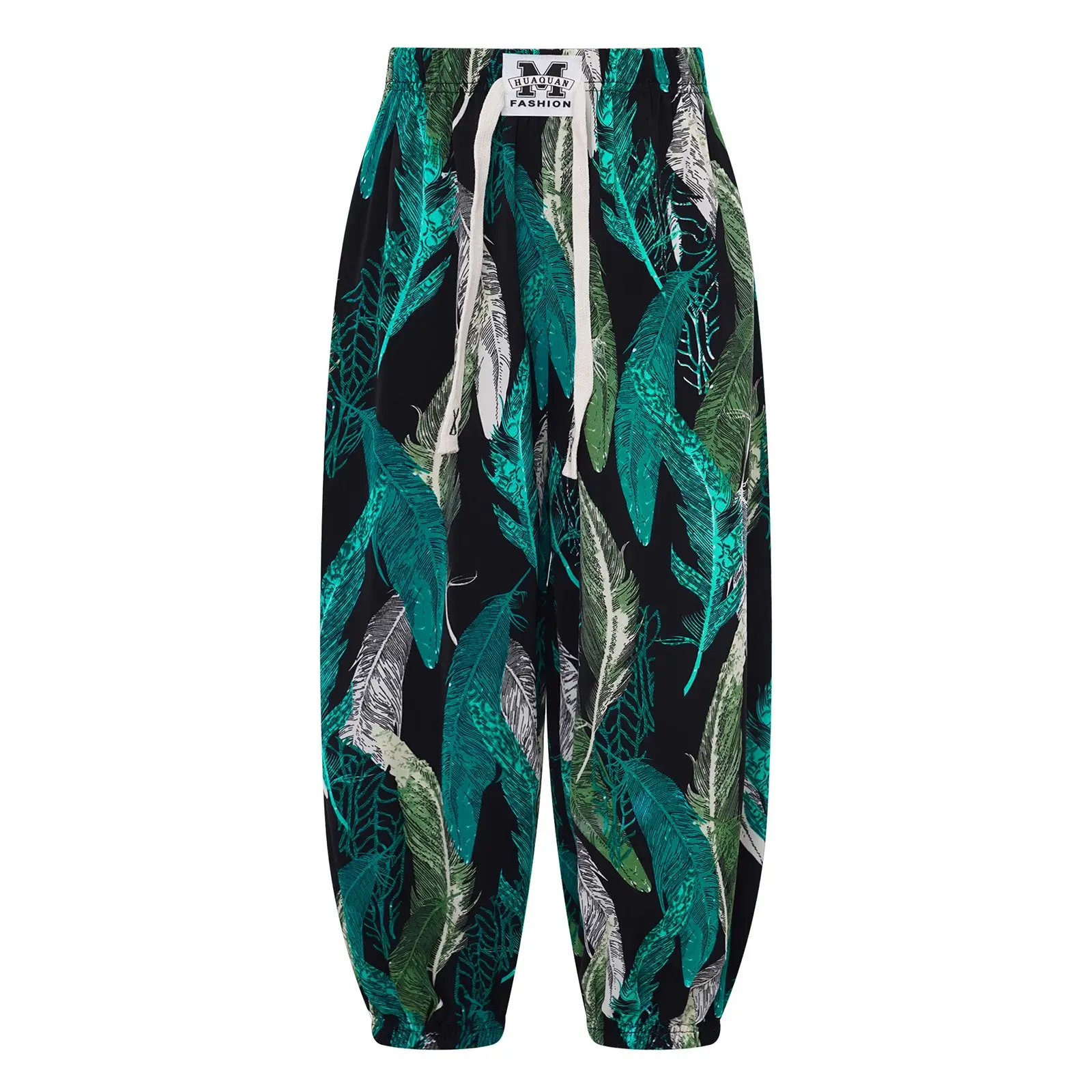 

Kids Boy Girls Summer Pants Long Hippie Boho Pants Motif Baggy Harem Pants With Drawstring Children Vocation Beachwear Trousers