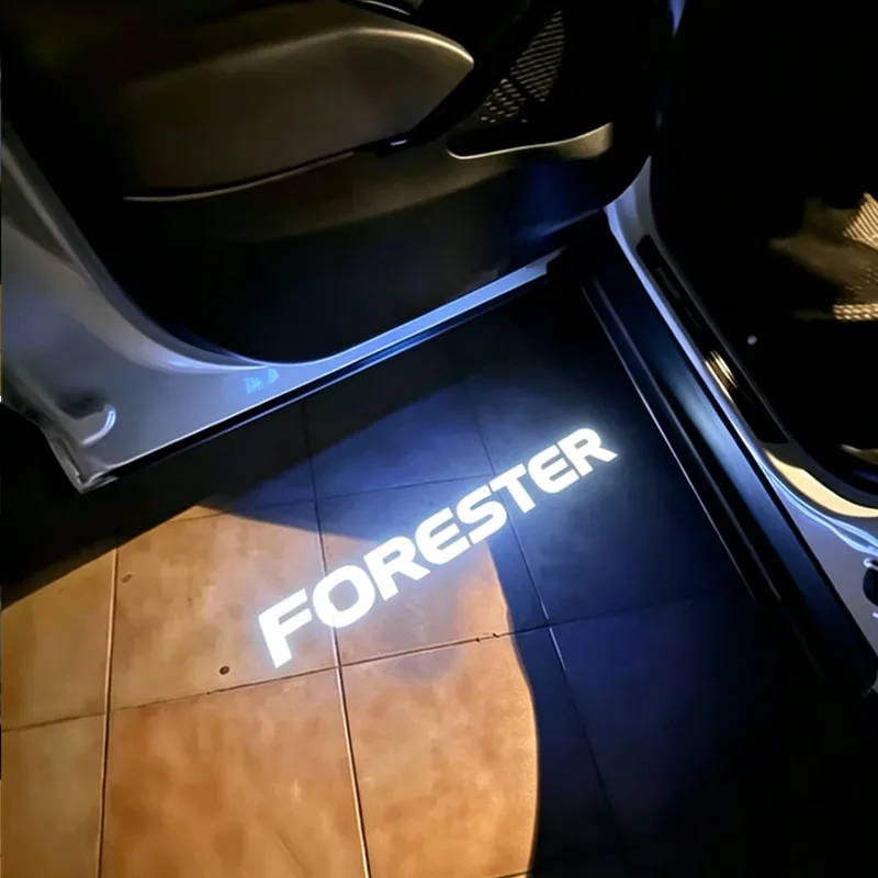 2PCS For Subaru Forester SG SH SJ SK 2013-2024 LED Car Interior Door Welcome Warning Light - view 3