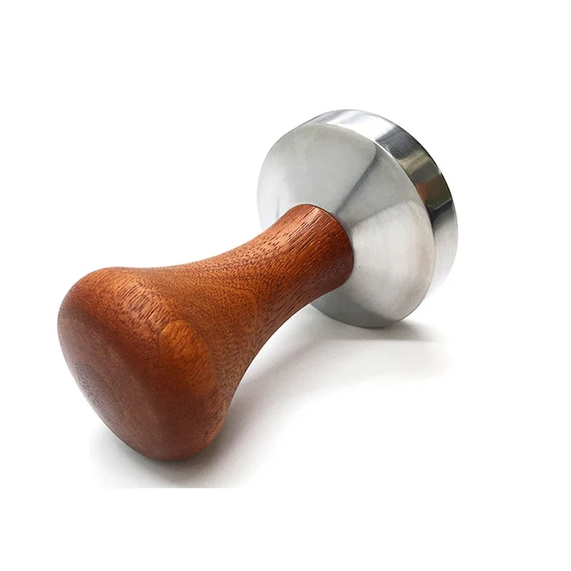Prensador de Café de Base Plana de Aleación de Aluminio 51MM/53MM/58MM, Herramienta Profilter para Máquina de Café Espre