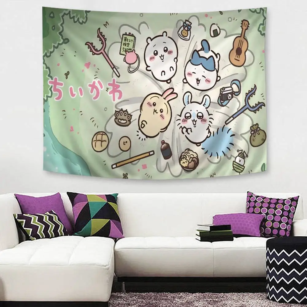 Cartoon C-Chiikawas DIY Wall Tapestry for Living Room Home Dorm Decor Wall Art Decor
