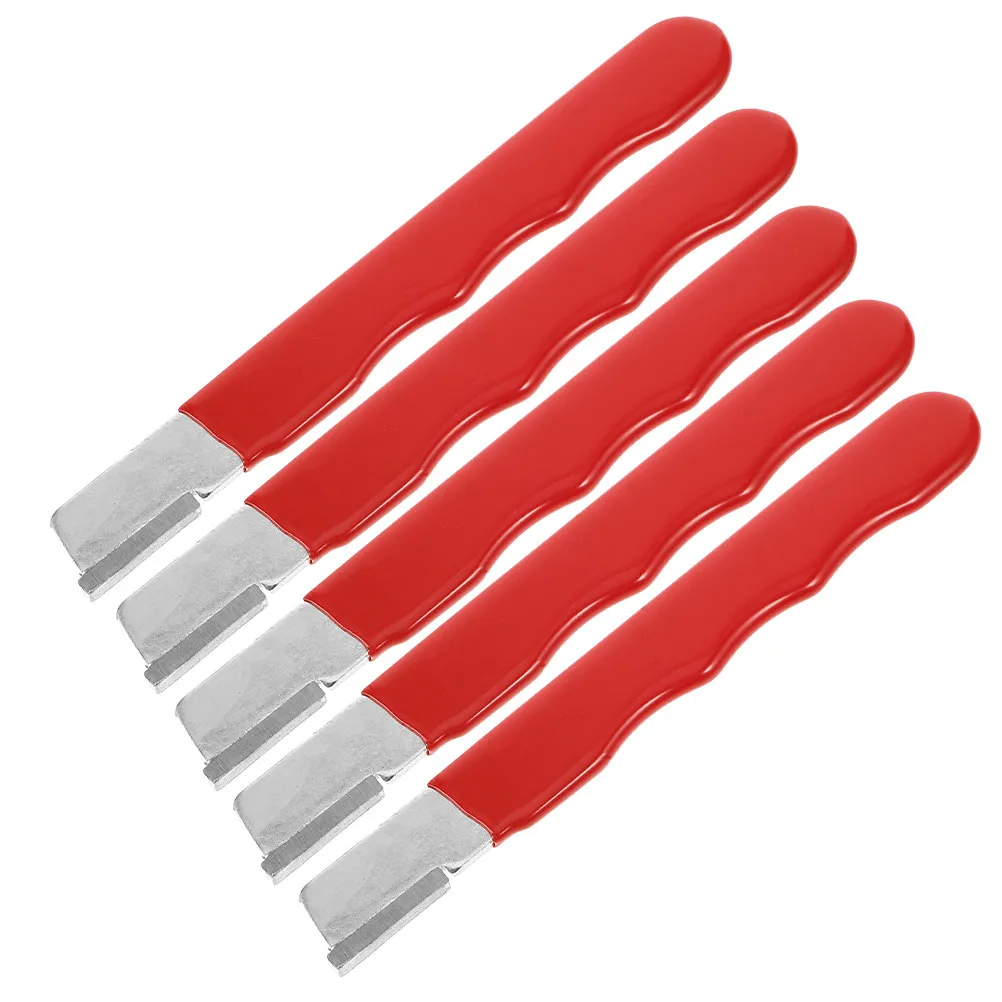5Pcs Portable Garden Tool Sharpening Tool For Home Kitchen Sharpener Stone Knives Pruning Shears