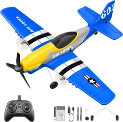 P51 RC Plane 2.4G 3CH EPP Foam Remote Control Fighter Fixed Wingspan Glider Outdoor RTF RC Warbird Airplane Toys Gifts