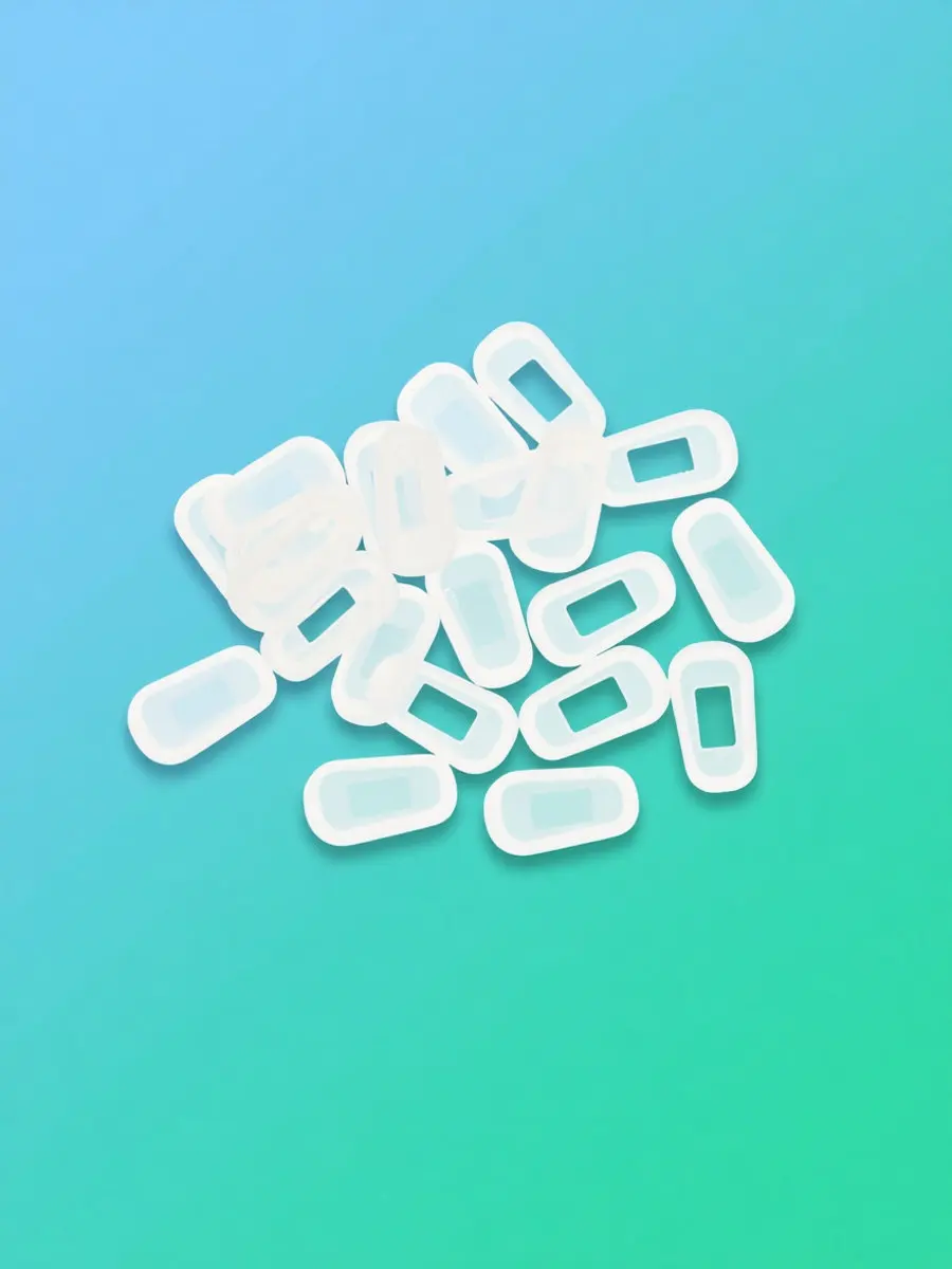 12Pairs Silicone Nose Pads for Eyeglasses Anti-Slip Glasses Nose Cushion Optical Frame Support Replacement Pads