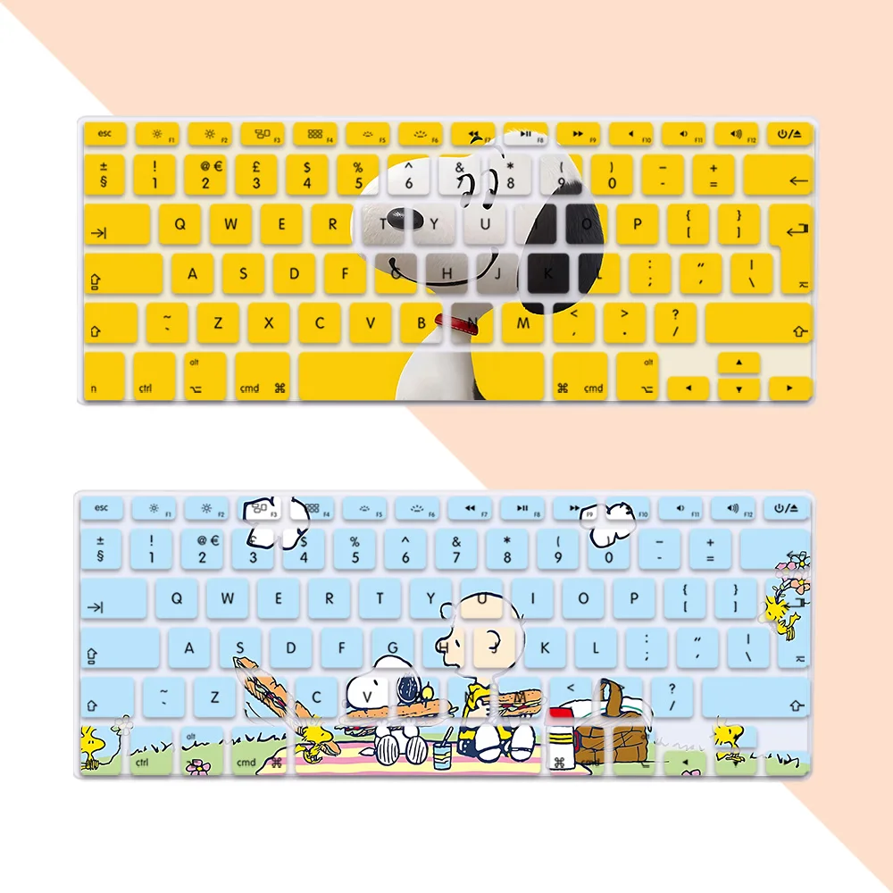 

Dog S-Snoopys EU Layout Soft Silicone Keyboard Cover for Macbook pro A1278 A1286 Retina A1425 A1502 A1398 Air A1369 A1466