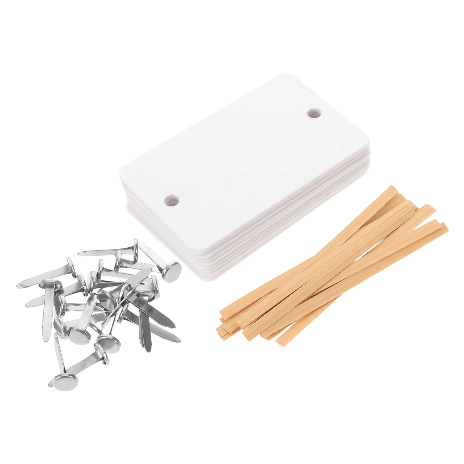 

10Pcs Rattan Woven Basket Tags 3x2in Blank Writable Labels Rope Nail Home Kitchen Closet Organizer Bin Storage Tags Acrylic