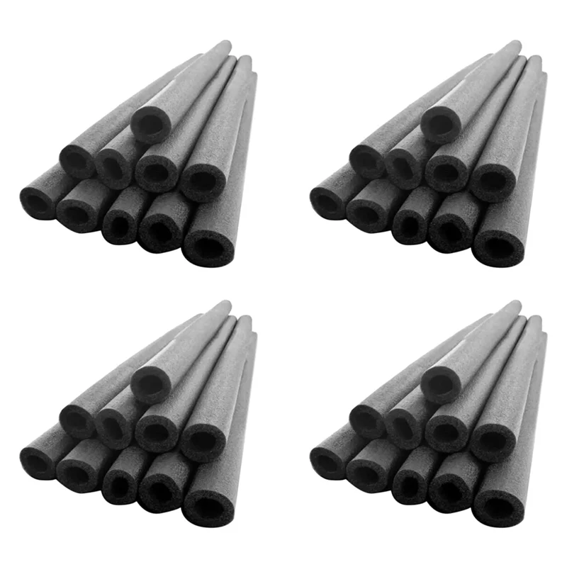 

48Pcs Trampoline Pole Foam Sleeves,Trampoline Padding Replacement,Trampoline Protective Sleeves Foam Tubing Black