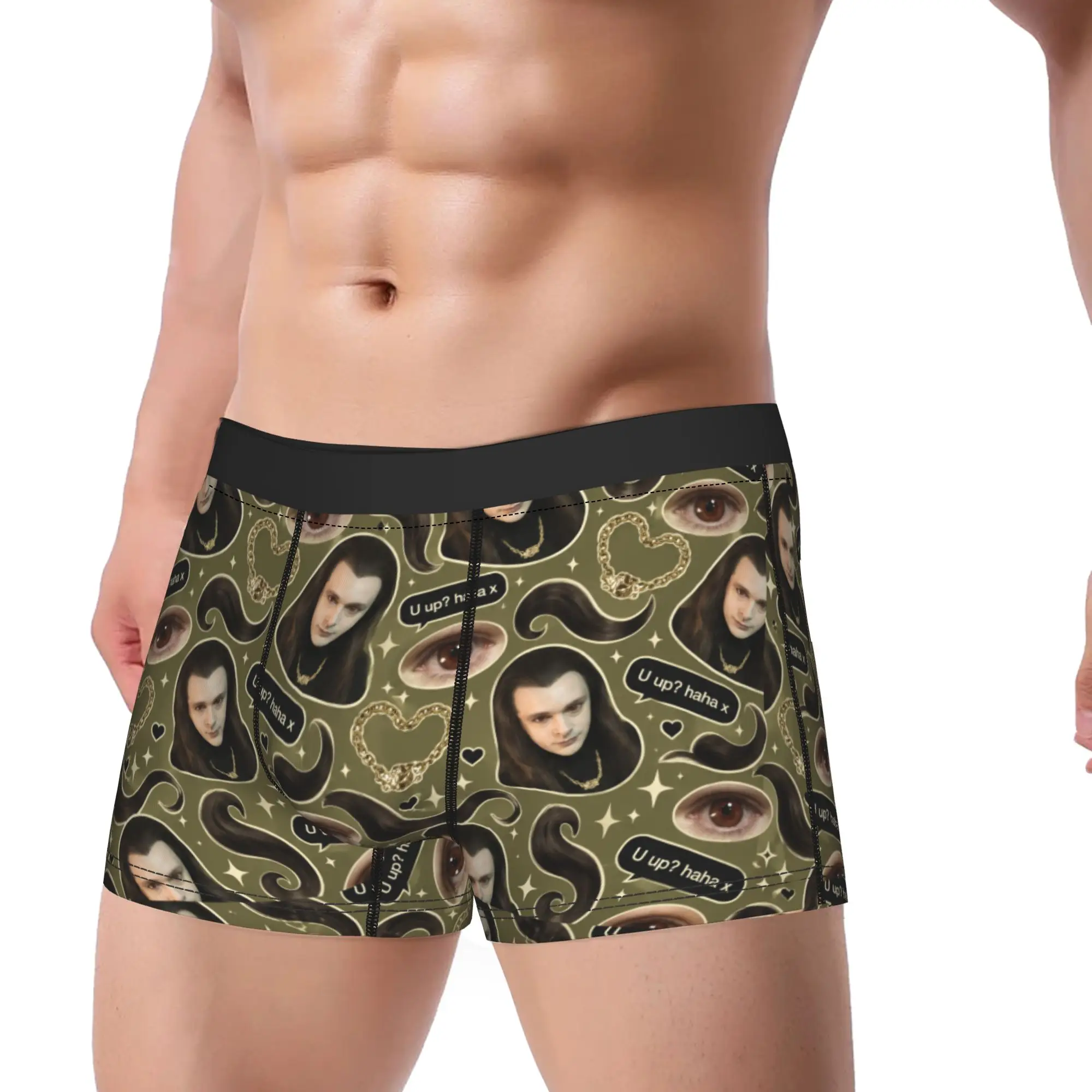 Meme Aro Vampire Twilight Boxer Brief  Underwear Hot Sale Males Sexy Soft Boxershorts Print Plus Size Panties