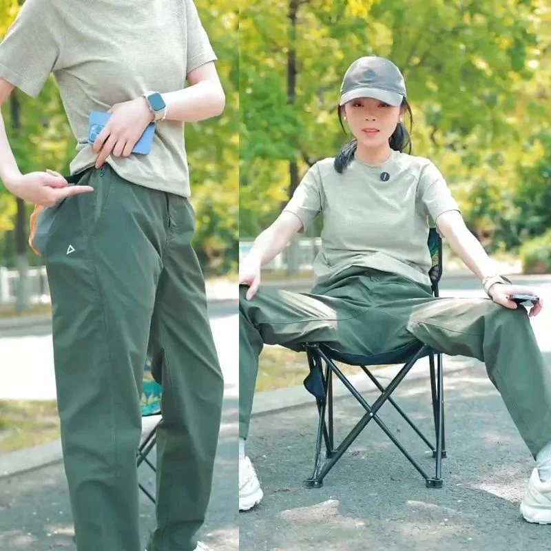 

Летние тонкие повседневные брюки для мужчин, рабочая одежда для активного отдыха, простые в сочетании, модные, с логотипом, длинные брюки прямого кроя