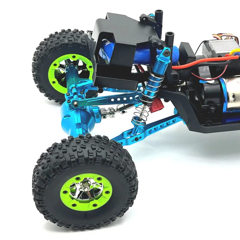 Wltoys 124006 12423 12427 12428 12429 metalowy wał napędowy tylnej osi amortyzator wahacze wleczone 1/12 zestaw części do modernizacji samochodu RC