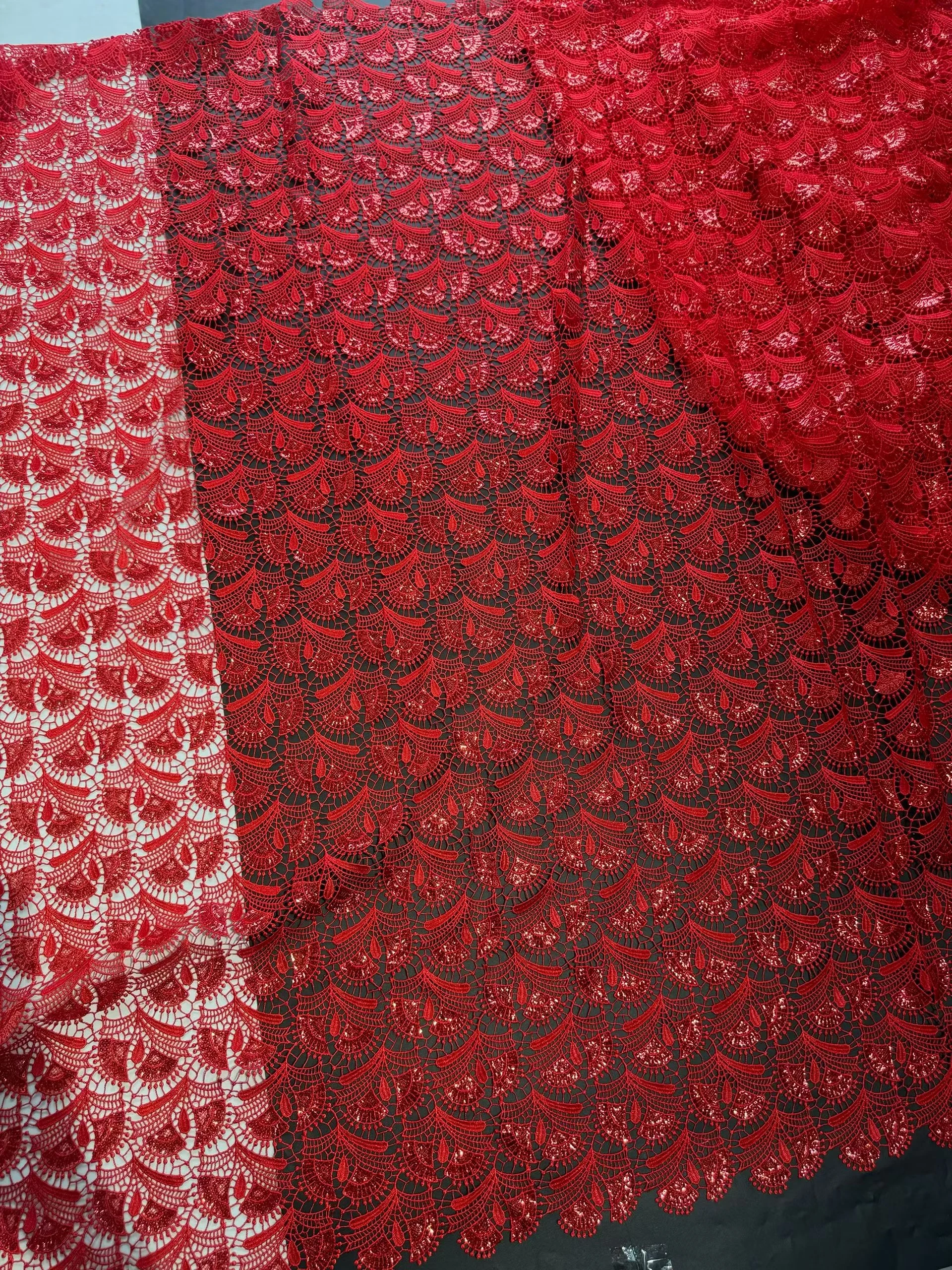 

1yard wedding dress evening dress Cheongsam clothing designer fabric for sewing,3D hollow embroidery lace fabric