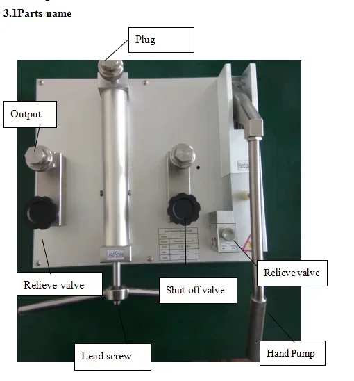 Pneumatic test pump Hot sales