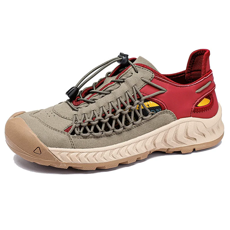 

High quality Men Sandals Casual Men's beach Shoes Outdoor Breathable Summer Shoes Casual sneakers Anti slip soft bottom Sandals