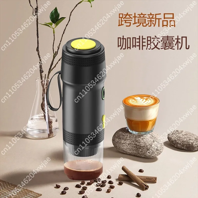 3 In 1 Heated Espresso Maker Supports Coffee Powder Big Small Capsules Multifunctional Household Concentrated Coffee Brewer