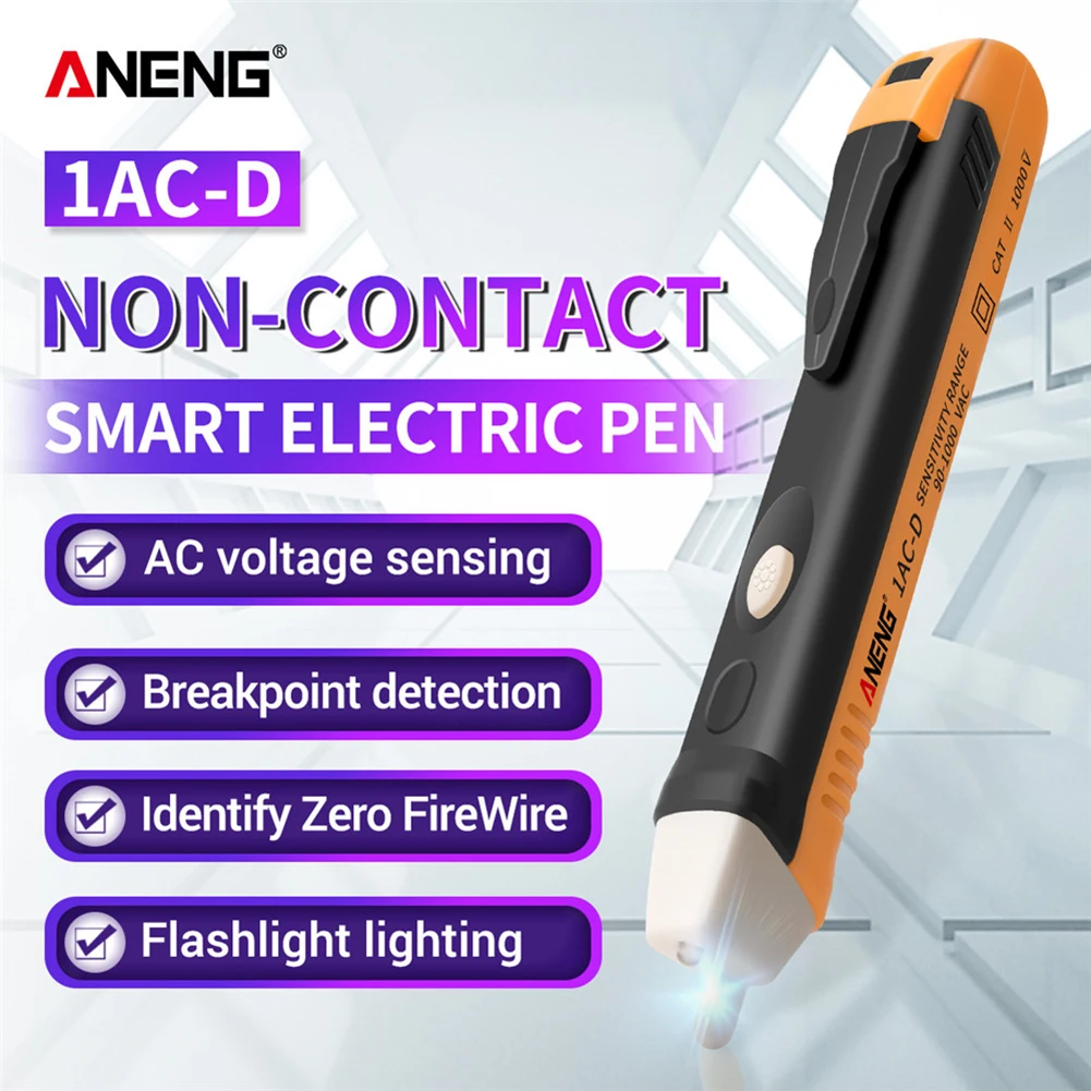 ANENG 1AC-D Electricity Test Pencil Digital Induction 90-1000V Voltage Detector