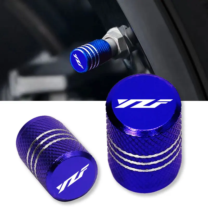 

For Yamaha YZF R3 R25 R6 R1 R125 250 2013-2021 Motorcycle CNC Aluminum Wheel Tire Valve Stem Caps Wheel Stem Cap Dustproof Cover